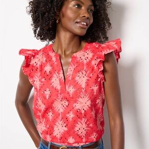 Evereve Nadia Flutter Top